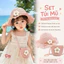 MŨ CÓI HOA KÈM TÚI XÁCH CHO BÉ – SET ĐI BIỂN SIÊU XINH 🌸👒