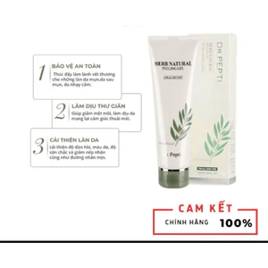 Tẩy Da Chết Mịn Dr.Pepti Herb Natural Peeling Gel Chiết Xuất 16 Thảo Dược 130ml -ThyLee