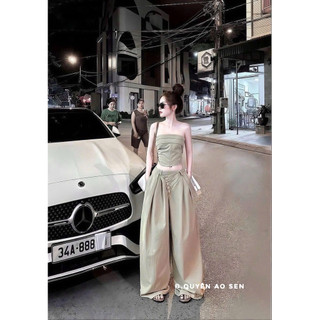 SET ÁO CUP MIX QUẦN ỐNG XUÔNG KHUY HOT HIT
