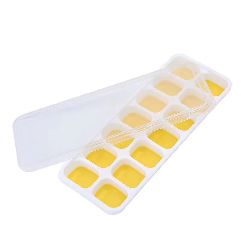 Khay Đá Silicon Có Nắp Đậy 14 Viên Dễ Dàng sử dụng
