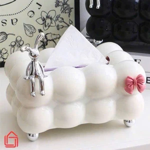 HỘP ĐỰNG KHĂN GIẤY DECOR HÌNH BONG BÓNG – DỄ THƯƠNG, SANG TRỌNG CHO MỌI KHÔNG GIAN 🐰✨