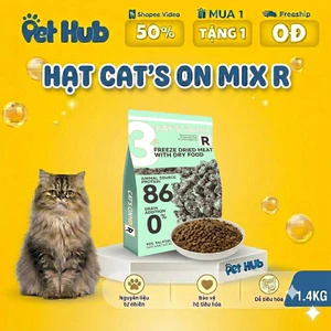 Hạt CAT'S ON Mix R Mix Ruốc Sấy, Không Độn Ngũ Cốc, Dành Cho Mèo Mọi Lứa Tuổi