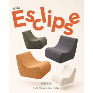 SOFEEE Ghế sofa lười công thái học hỗ trợ cột sống lưng nhiều màu