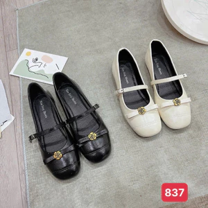 Giày bệt nơ hoa đồng mã 837