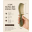 Lược Sừng Tự Nhiên 20cm Cao Cấp - Lược Răng Thưa Chống Rối, Giảm Gãy Rụng Tóc, Massage Da Đầu, Chải Tóc Ướt & Khô
