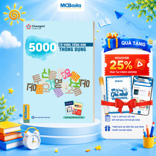 Sách - 5000 Từ Vựng Tiếng Hàn Thông Dụng