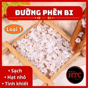 Đường phèn trắng hạt nhỏ Thái Lan loại 1, đường phèn nguyên chất dùng chưng yến, nấu chè, 500g/1kg