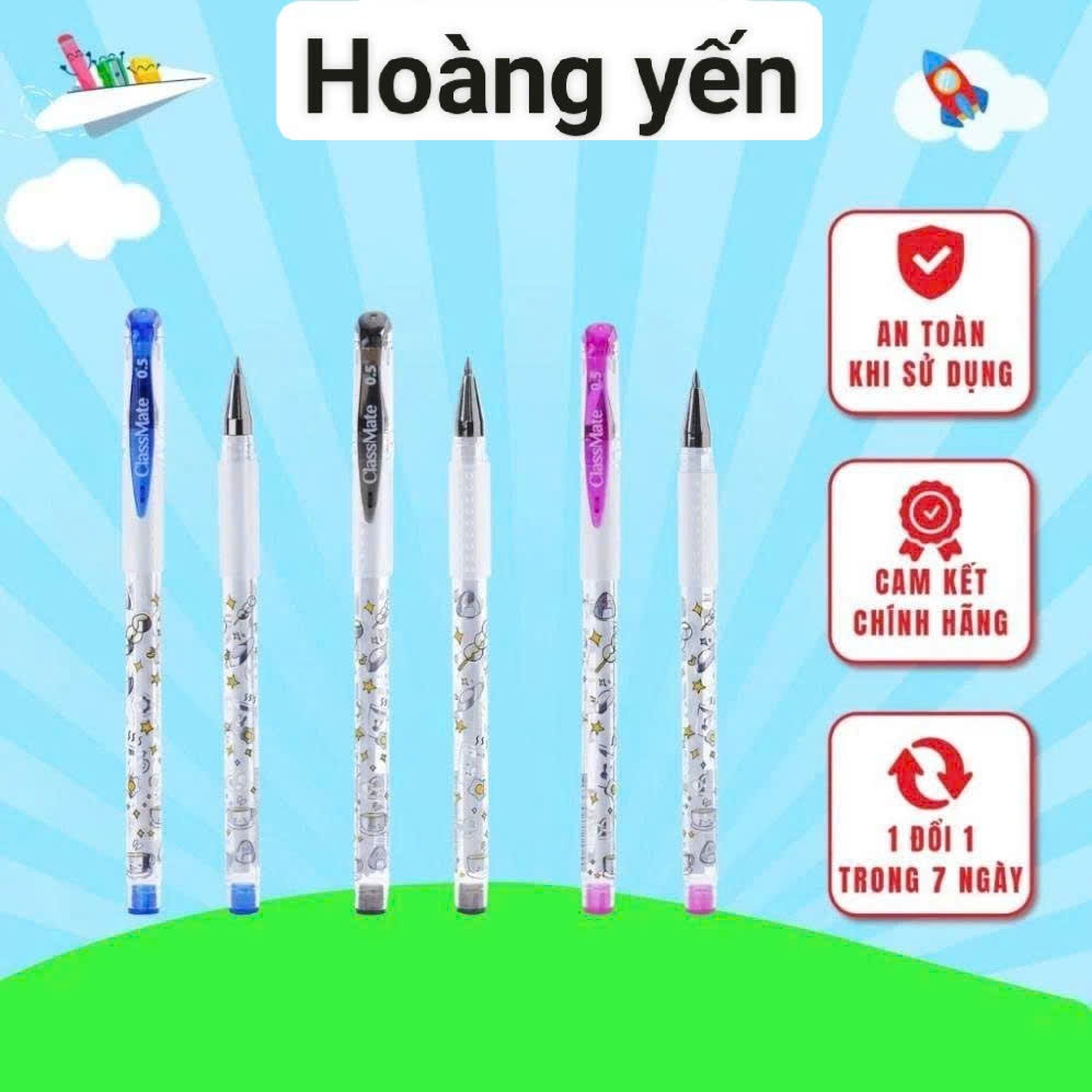 (12c) Bút Gel Classmate TRÀ SỮA GP103, Trong Suốt, Ngọt Ngào Ly Trà - Hoàng Yến VPP