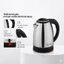 Ấm siêu tốc Inox SUNHOUSE Happy Time HTD1022, Công suất 1500W, Dung tích 1,8L ,Chất liệu thép không gỉ cao cấp