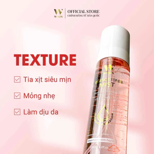 Xịt khoáng tinh chất Wskin Essence Toner Mist dưỡng sáng và làm dịu da nhạy cảm chính hãng Hàn Quốc 125ml
