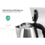 Ấm siêu tốc inox 1.8L Sunhouse SHD1182 - Bảo hành chính hãng 12 tháng