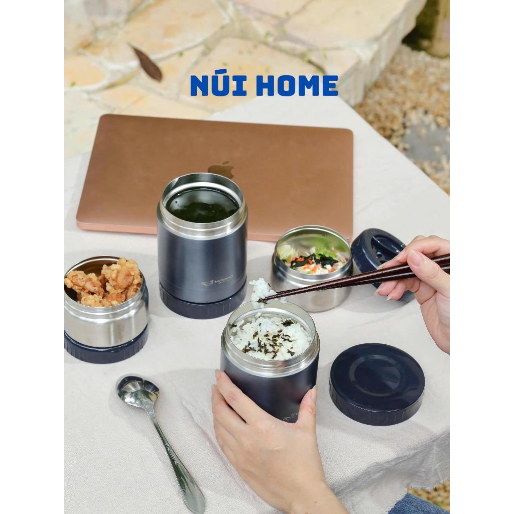 Bộ Hộp Cơm Giữ Nhiệt Inox 304 Kaiyo 4 Món Kèm Túi Giữ Nhiệt Cho Dân Văn Phòng, Học Sinh