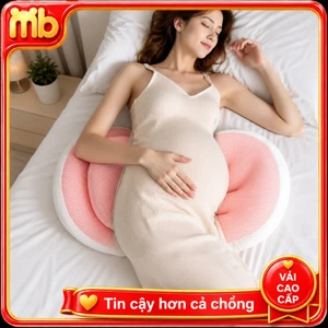 Gối bầu cánh tiên cho mẹ bầu – Ôm Trọn Bụng Bầu, Nâng Đỡ Toàn Diện, Giảm Đau Lưng, Giúp Mẹ Bầu Ngủ Ngon Sâu Giấc