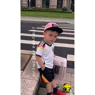 [CÓ IN TÊN] Bộ áo bóng đá trẻ em Đ..ƯC MƠI, đủ size cho bé 8-56kg, chất thun lạnh thoáng mát Top Kid