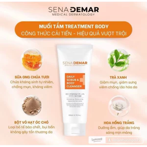 Tẩy Da Chết Body SenaDemar, Làm sạch, loại bỏ lớp sừng da chết và bã nhờn 200ml-Thylee