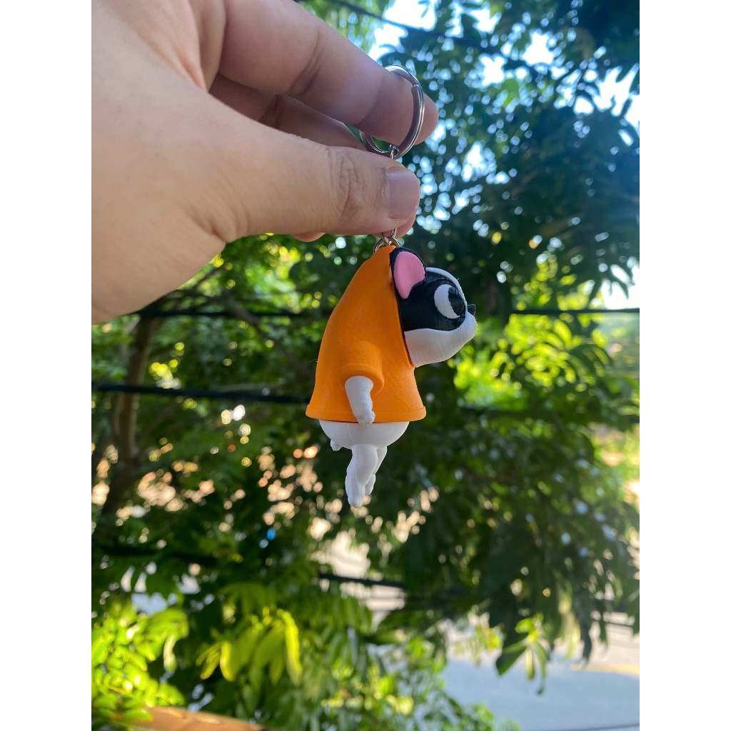 Móc Khóa Cá Sấu Cute In 3D PLA, Mô Hình Mini Đeo Balo Túi Xách, Quà Tặng Dễ Thương