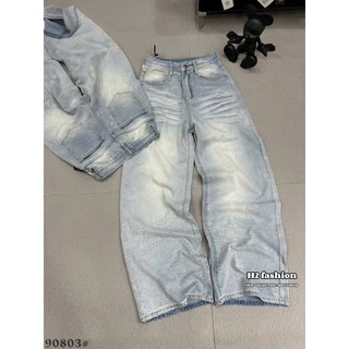 Quần Jean Suông Nữ Basic Form Rộng QCCC Cao Cấp