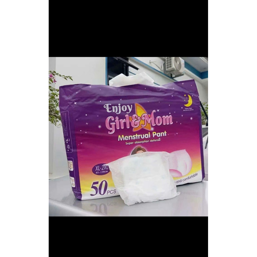 Combo 50 miếng băng vệ sinh dạng quần siêu thấm hút dành cho phụ nữ đến ngày đèn đỏ