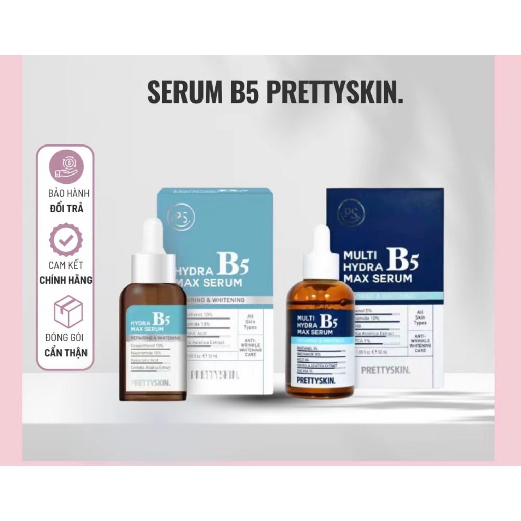 Tinh Chất Phục Hồi Da Prettyskin Hydra Max Serum B5 (50ml)-ThyLee