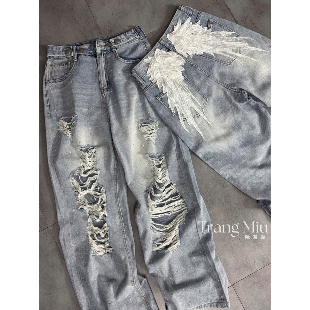 Thêm mã quần new ạ Quần cánh đính đá e vt mã mới Size SMl