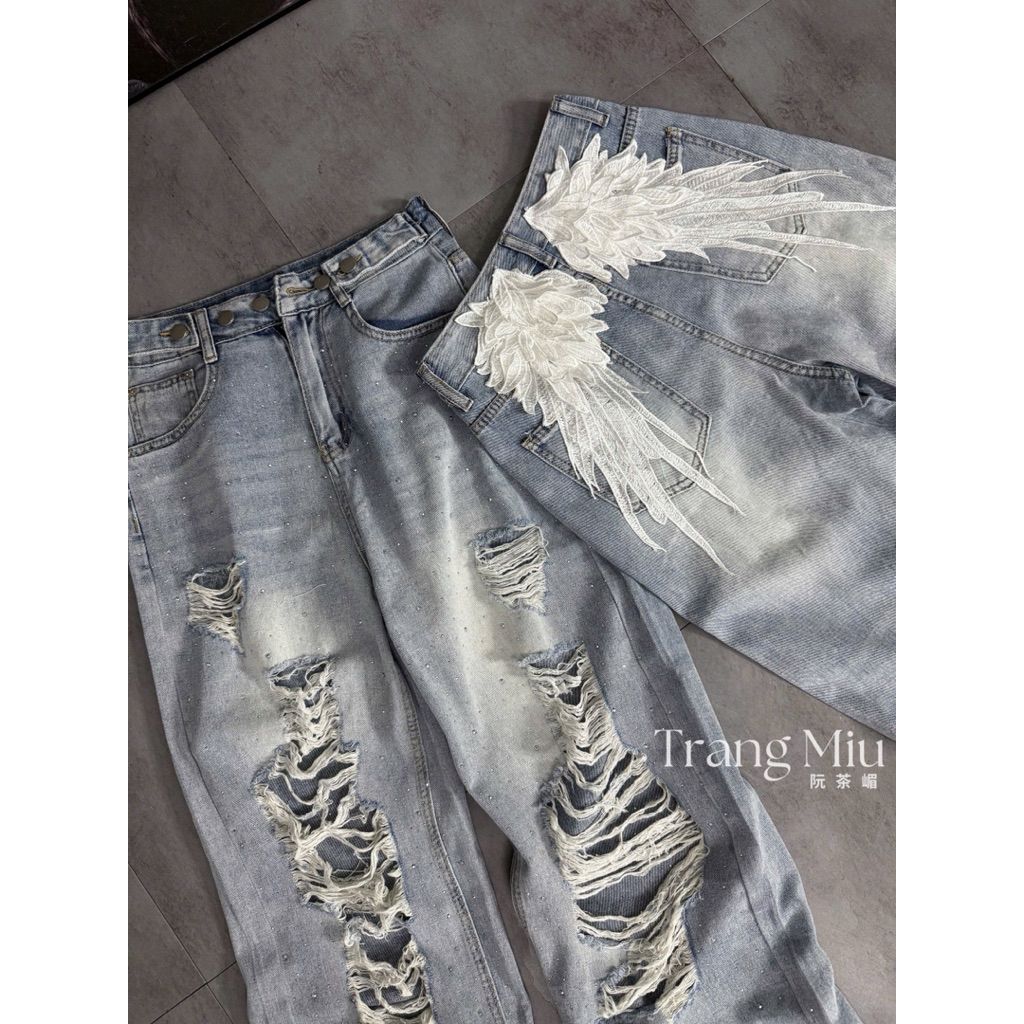 Thêm mã quần new ạ Quần cánh đính đá e vt mã mới Size SMl