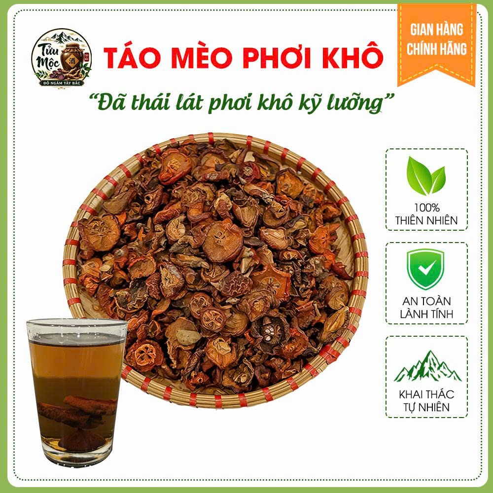 Táo mèo khô Tửu Mộc Đồ Ngâm Tây Bắc táo mèo khô ngâm tửu táo mèo Tây Bắc hàng chuẩn loại 1 đỏ đẹp