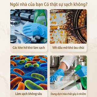 [BH 12TH] Máy Làm Sạch Hơi Nước Nóng Đa Năng LUMI 2500W -Máy Vệ Sinh Khử Trùng Nhà Bếp Áp Suất Cao, Đánh Bay Dầu Mỡ