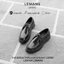 Giày da Breakthrough Chunky Derby Loafer LEMANS - BST thiết kế độc quyền, Đế cao su 6cm Da bò nguyên tấm BH 24 Tháng