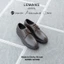 Giày da bò Modern Derby Nâu Cafe - LEMANS, đế tăng cao 4cm độc quyền, giày tây tăng chiều cao, bảo hành 24 tháng