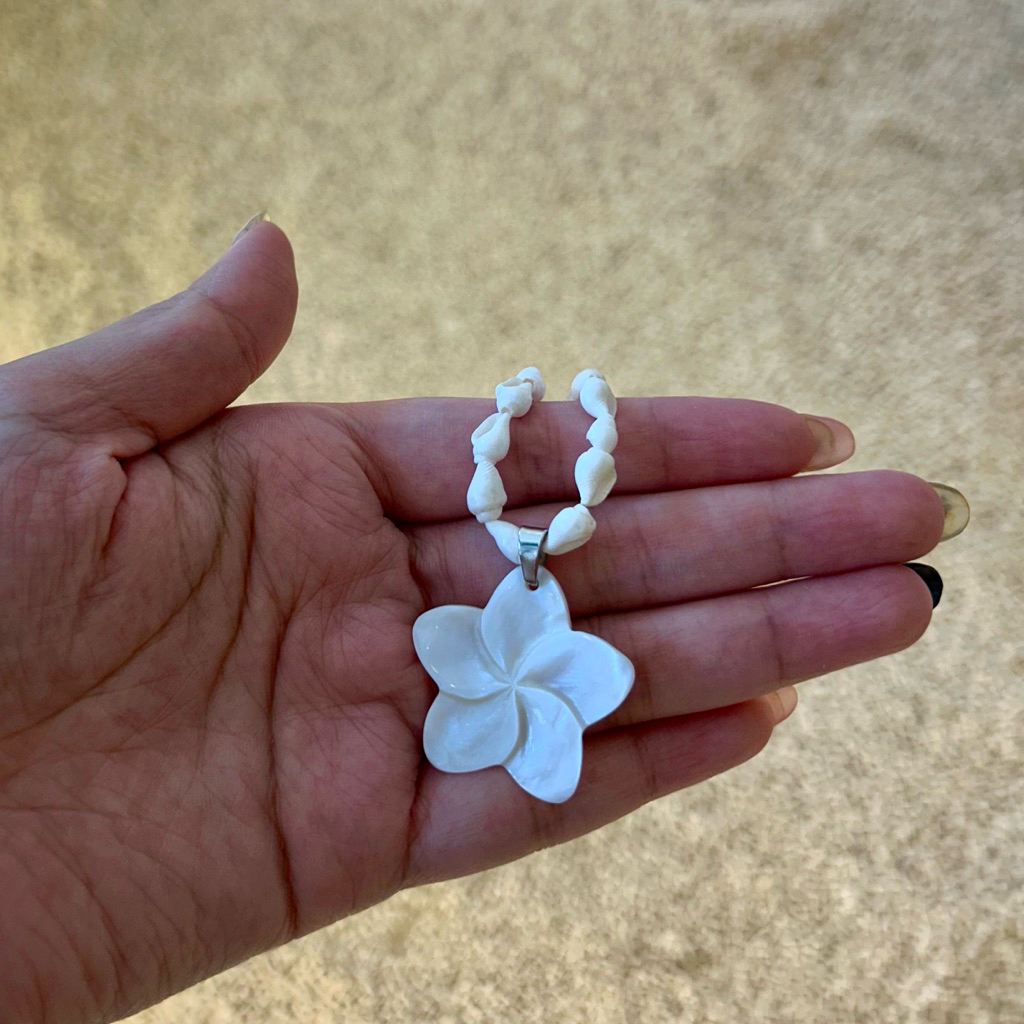 Vòng Cổ Hoa Biển Xà Cừ Shell Đại Dương QUEMEO phụ kiện mùa hè
