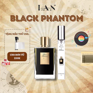 Nước Hoa Chiết Black Phantom, Tinh Dầu Nước Hoa Unisex LAN PERFUME Phong Cách Bí ẩn, Cuốn hút, Sành điệu