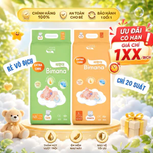 Tã/Bỉm Dán/Quần BIMANA EXTRA CARE Thấm Hút Tốt, Đủ Size Thấm hút tốt