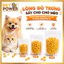 Lòng Đỏ Trứng Sấy Cho Chó Mèo 100g 200g 500g - Snack Dinh Dưỡng Cao Cấp Giàu Protein