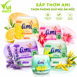 Sáp Thơm Ami 180g Khử Mùi Hiệu Quả Khử Mùi Ẩm Mốc GD07 - Sáp Thơm Phòng Khử Mùi Không Khí An Toàn