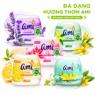 Sáp Thơm Ami 180g Khử Mùi Hiệu Quả Khử Mùi Ẩm Mốc GD07 - Sáp Thơm Phòng Khử Mùi Không Khí An Toàn