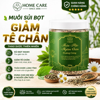 MUỐI SỦI BỌT Ngâm Chân Hỗ Trợ Giảm Nhức Mỏi, Thư Giãn, Hỗ Trợ Ngủ Ngon Chính Hãng Home Care 200g