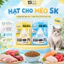 Hạt SK Cho Mèo 3 Loại Thịt Cá, Protein Từ Côn Trùng,Không Độn Ngũ Cốc, Dễ Hấp Thu Tăng Cơ, Tăng Cân Cho Mèo Túi 1,5KG