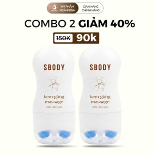 [MUA 1 TẶNG 1] Thanh lăn giảm mỡ SBODY - Kem massage săn chắc thon gọn vòng 2 bụng