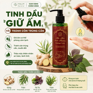 Tinh Dầu Giữ Ấm Thuần Chay hỗ trợ đẩy khí hàn lạnh, giữ ấm mẹ ở cữ và bé sơ sinh vô cùng thích