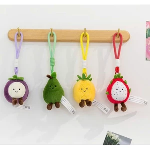🍍 Móc Khóa Thú Bông Trái Cây Siêu Cute | Búp Bê Mini Treo Túi Xách - Balo - Chìa Khóa | Quà Tặng Dễ Thương