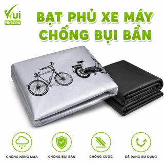 Bạt Phủ Xe Máy Che Nắng Mưa Bụi Bẩn Chống Nước GD11 - Bạt Trùm Phủ Xe Máy Xe Đạp Chống Nước