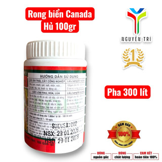 Seaweed 95% Rong biển Canada hủ 100gr của Boly, 1 hủ pha 300 lít nước