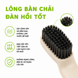 Set 2 Bàn Chải Đánh Giày Lông Nhựa PP Đa Năng GD20 - Bàn Chải Đánh Giày Cầm Tay Tiện Lợi Nhiều Màu