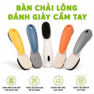 Set 2 Bàn Chải Đánh Giày Lông Nhựa PP Đa Năng GD20 - Bàn Chải Đánh Giày Cầm Tay Tiện Lợi Nhiều Màu
