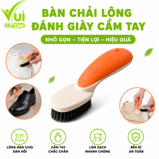 Set 2 Bàn Chải Đánh Giày Lông Nhựa PP Đa Năng GD20 - Bàn Chải Đánh Giày Cầm Tay Tiện Lợi Nhiều Màu