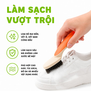 Set 2 Bàn Chải Đánh Giày Lông Nhựa PP Đa Năng GD20 - Bàn Chải Đánh Giày Cầm Tay Tiện Lợi Nhiều Màu