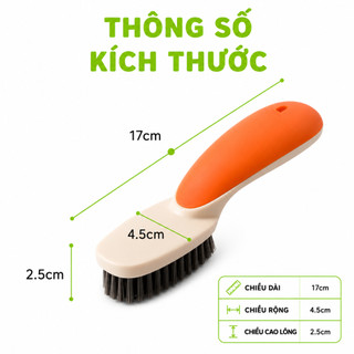 Set 2 Bàn Chải Đánh Giày Lông Nhựa PP Đa Năng GD20 - Bàn Chải Đánh Giày Cầm Tay Tiện Lợi Nhiều Màu