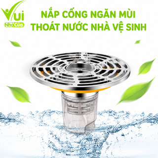 Nắp Cống Ngăn Mùi Thoát Nước Nhà Vệ Sinh GD36 - Phễu Thoát Sàn Ngăn Mùi Nắp Cống Chống Hôi Chống Tắc