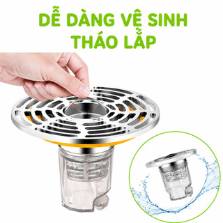 Nắp Cống Ngăn Mùi Thoát Nước Nhà Vệ Sinh GD36 - Phễu Thoát Sàn Ngăn Mùi Nắp Cống Chống Hôi Chống Tắc