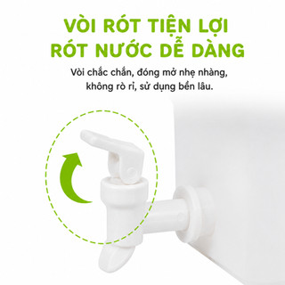 Bình Đựng Nước Có Vòi Việt Nhật 3.5L Có Nắp Đậy GD44 - Bình Nước Có Vòi Việt Nhật Tiệc Và Dã Ngoại